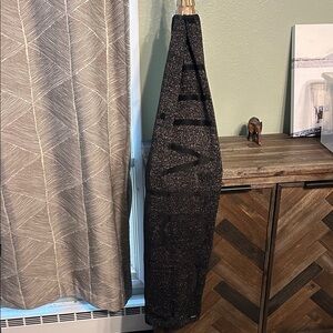 Black Calvin Klein Glittery Scarf